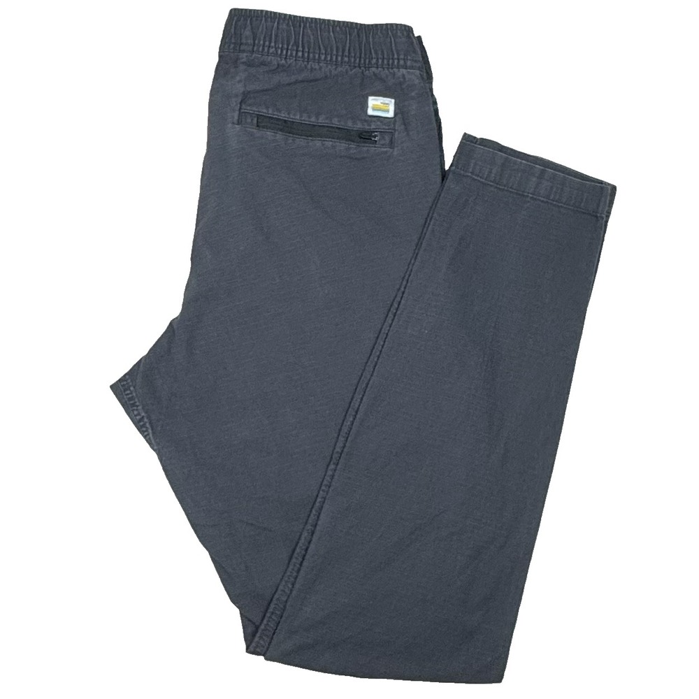 Vuori Ripstop Pants‎ Mens Small Gray Drawstring Pockets Hiking Climbing Outdoors